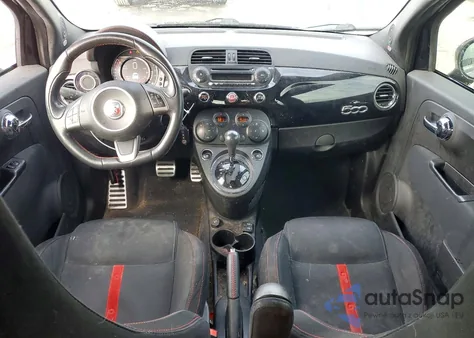 2015 Fiat 500 Abarth из США, поврежденный, VIN 3C3CFFFH3FT500178